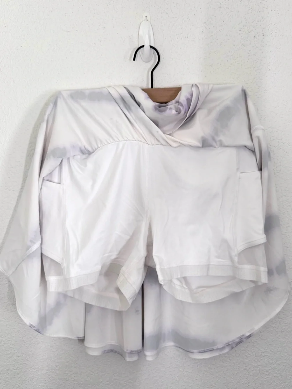 Lululemon Court Rival High Rise Skirt Skort Long Transverse Lilac Multi Size 12